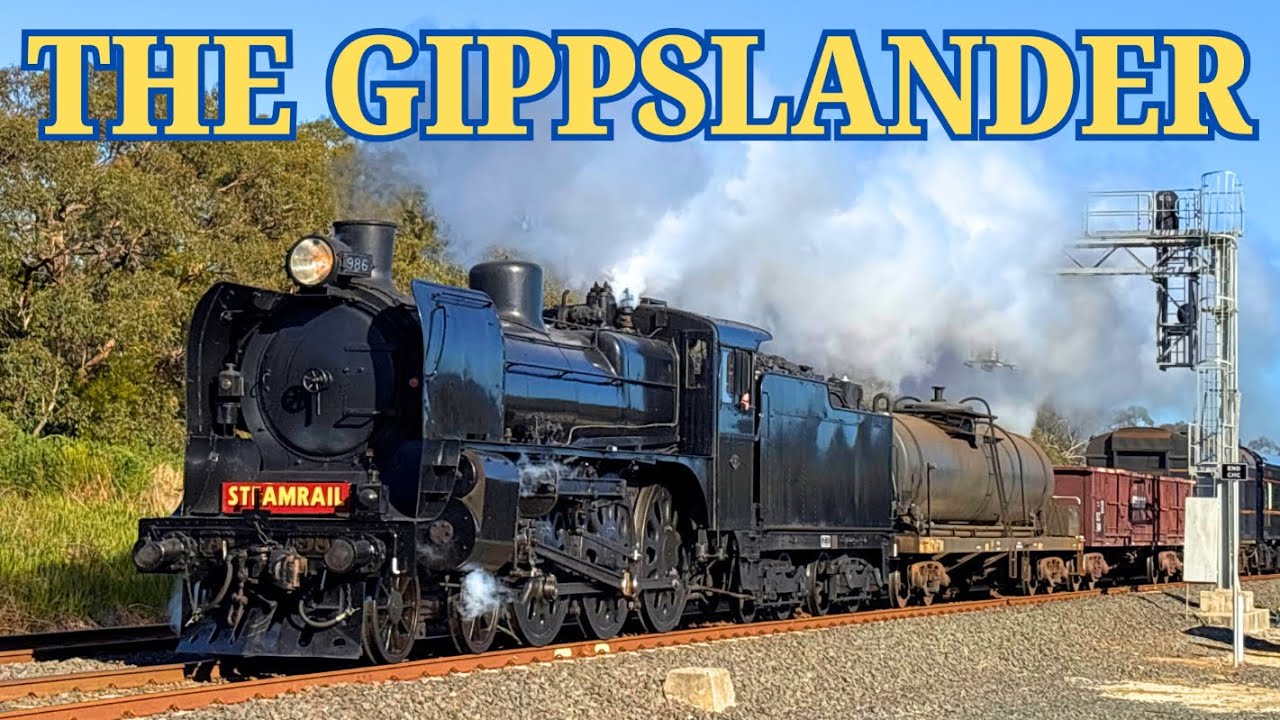 Steamrail Gippslander to Bairnsdale 2025!!!