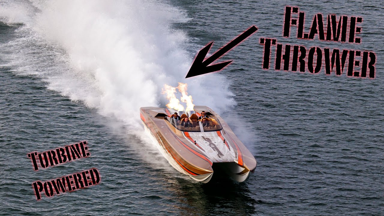Insane 3000HP Twin Turbine 46' Skater Boat 