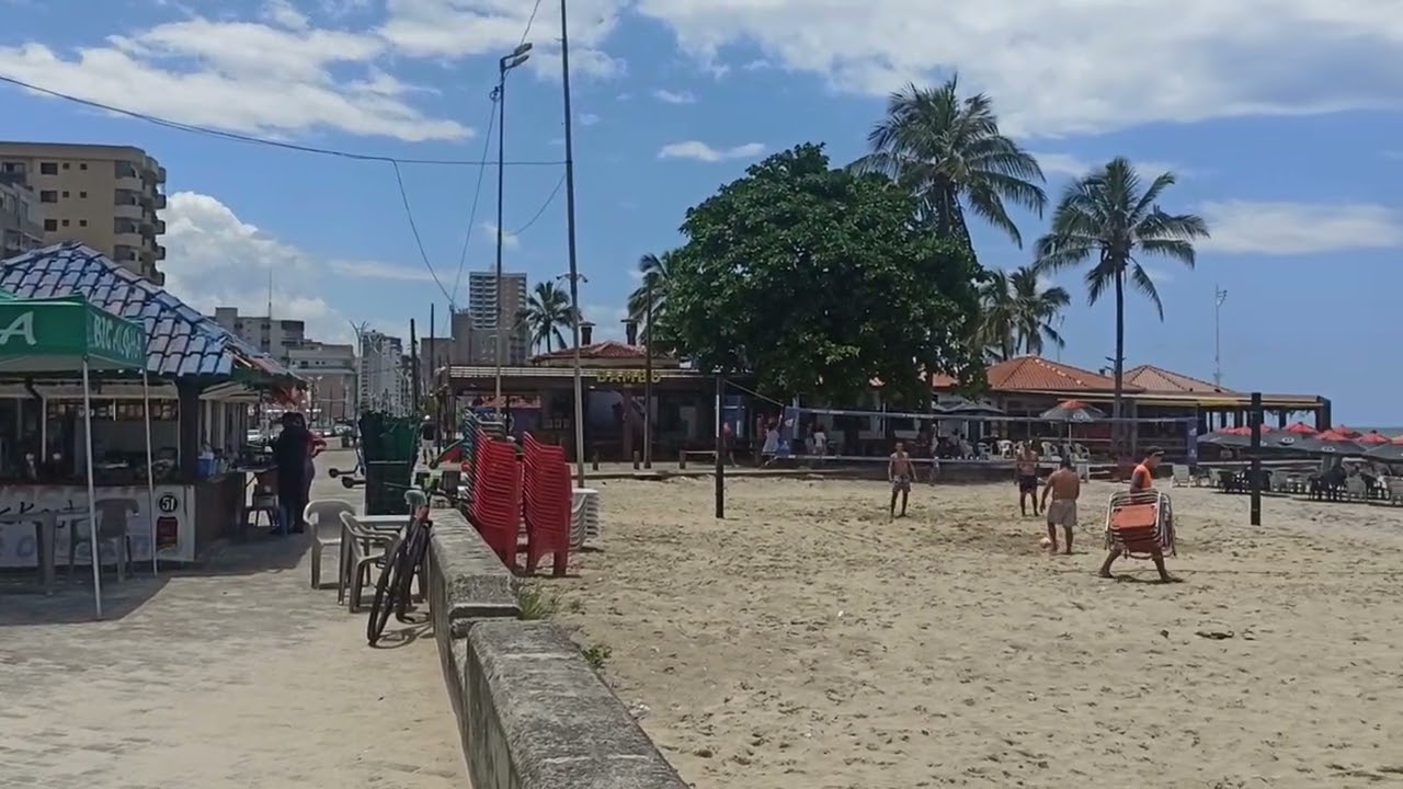 Praia do Centro de Mongaguá -SP 