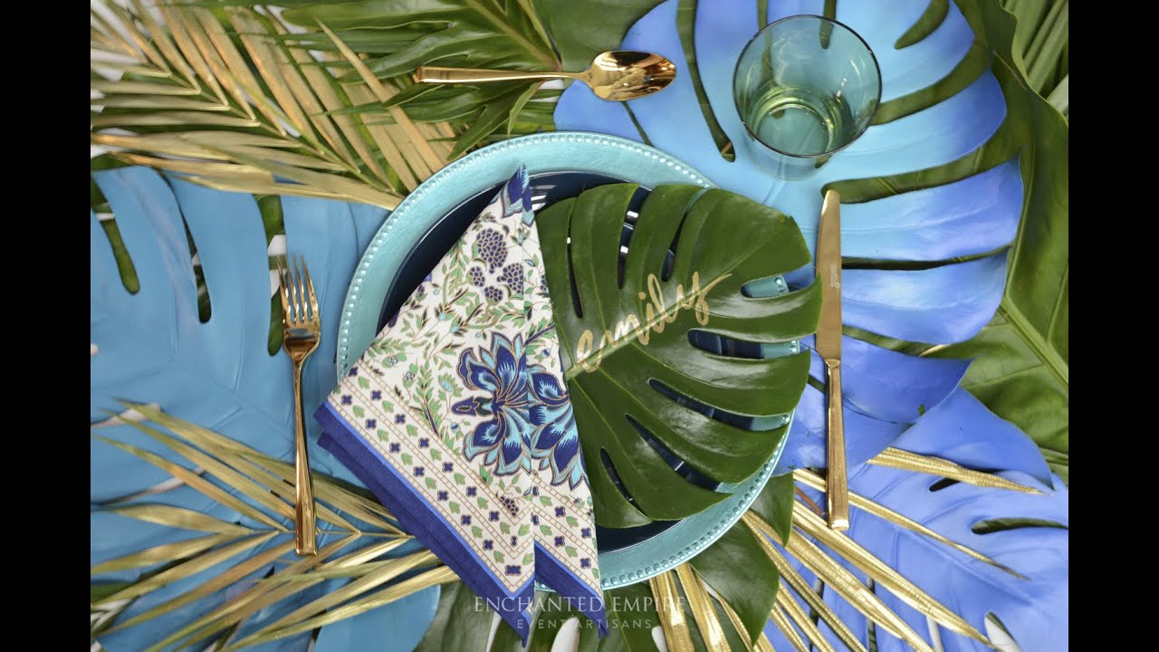 Tropical New Years, styled by Enchanted Empire, Event Artisans