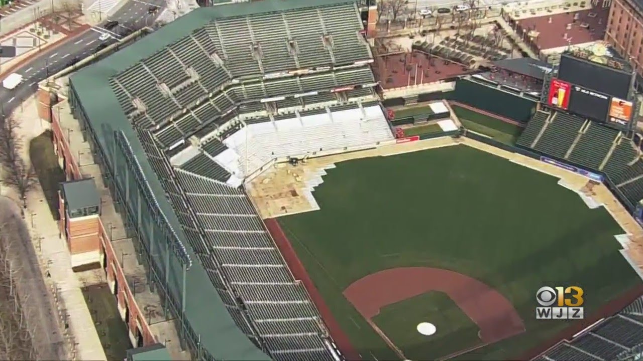 FIRST LOOK: Oriole Park Begins Transformation Of Left Field Fence