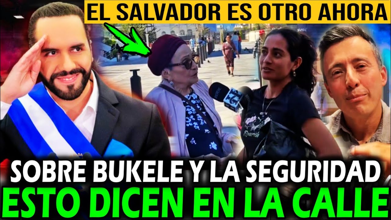 EL MUNDO EN SHOCK POR LO QUE SE DICEN EN LAS CALLES DE EL SALVADOR !