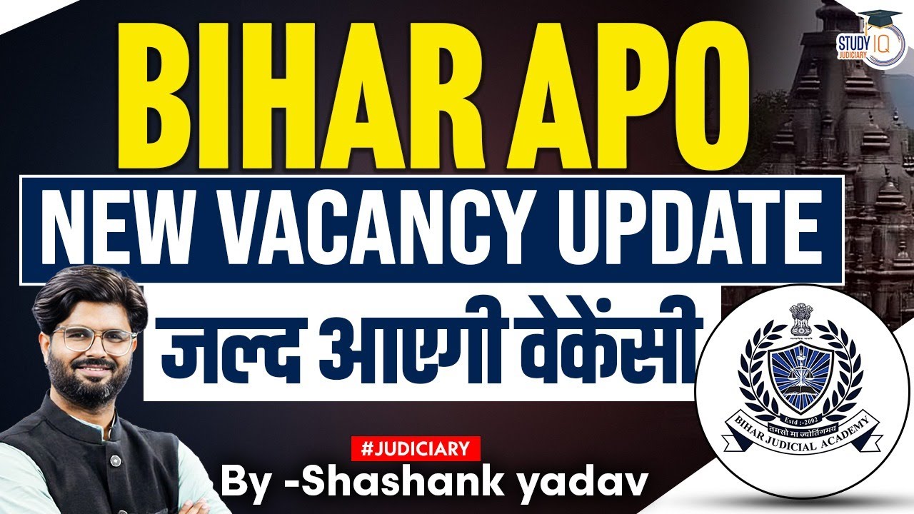 Bihar APO 2026: 300+ Bumper Vacancy & New Syllabus | Shashank Sir StudyIQ