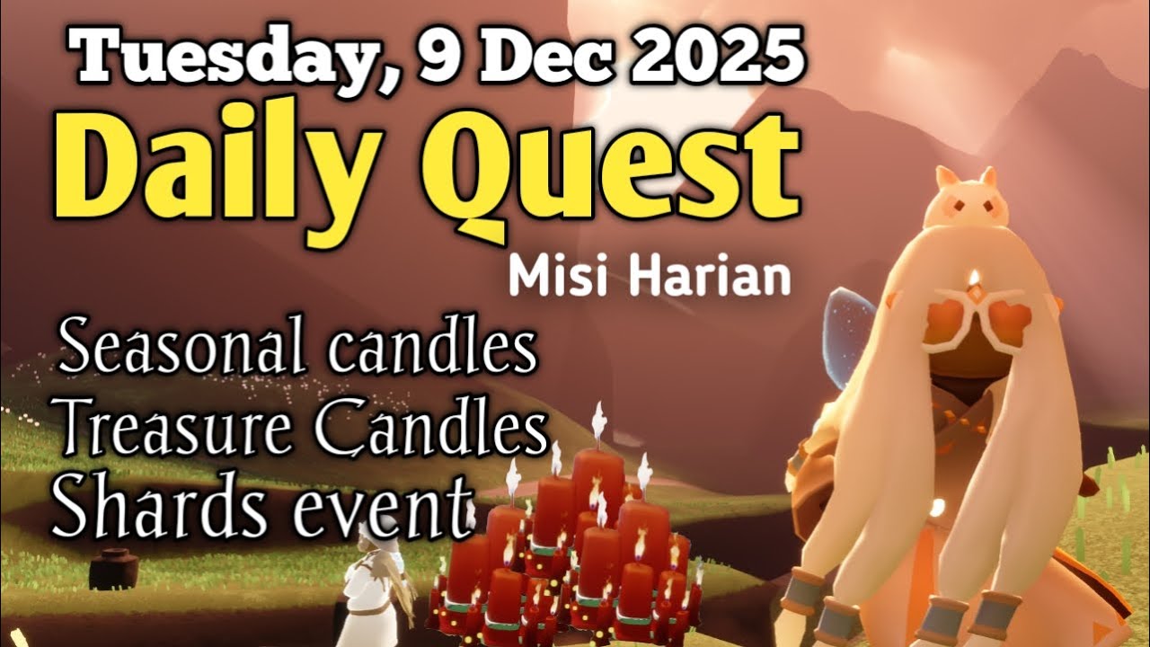 Sky Daily Quest today - Daylight Prairie 9 dec 2025 | Sky Children of the Light | Sandwichies Ch