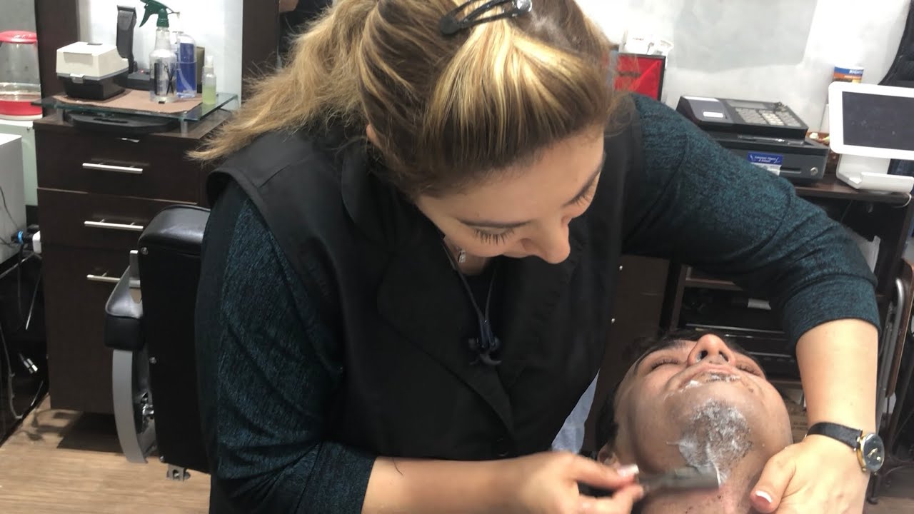 Özbek Kıza Sakal Traşı Olup Masaj Yaptırdım 45 Dolar