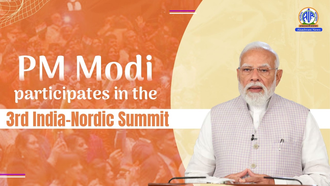 LIVE: PM Modi participates in the 3rd India-Nordic Summit