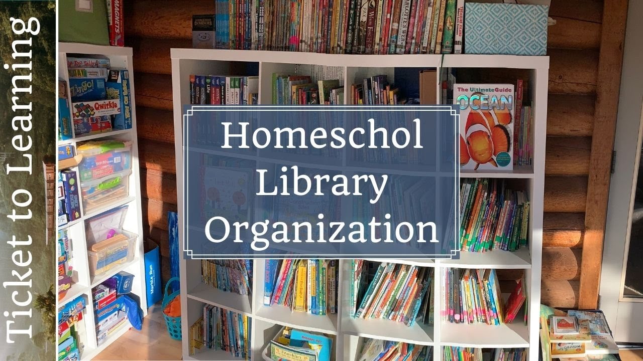 Homeschool Library Organization System | Wahi Tape and Dot Stickers