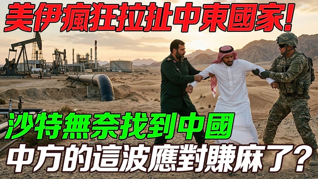 面對美伊兩國的威逼利誘，沙特用實際行動證明了中東的新法則：不當美國的籌碼，只做中國的戰略夥伴。#中東局勢#地緣政治