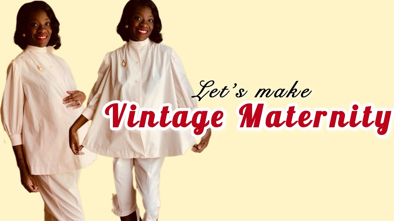 Sewing 1950’s maternity 