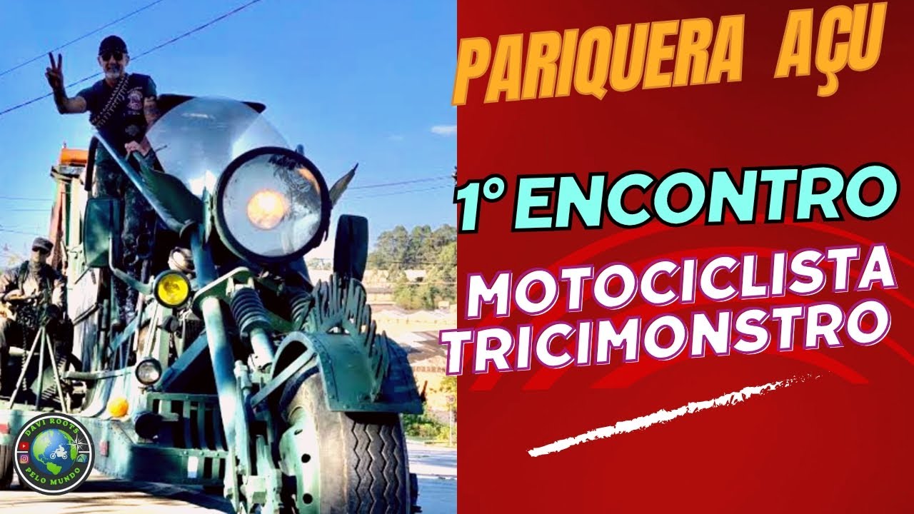 TRICIMONSTER MALUCO BELEZA NO 1° ENCONTRO DE MOTOCICLISTAS DO VALE DO RIBEIRA.