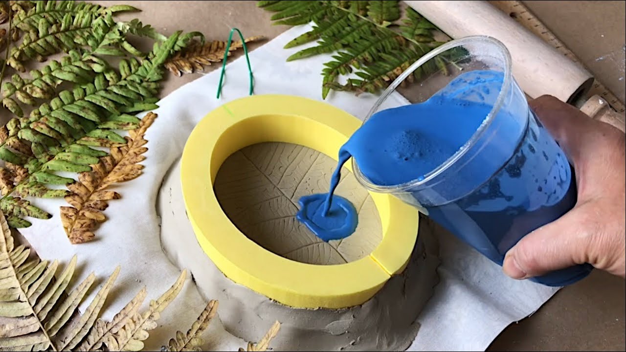 Окраска гипсового панно пигментом/ как использовать сухой пигмент
