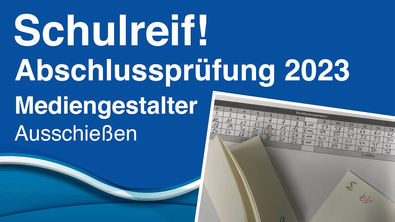 Prüfungsvorbereitung: Abschlussprüfung So. 2023 Mediengestalter_innen Digital und Print: Ausschießen