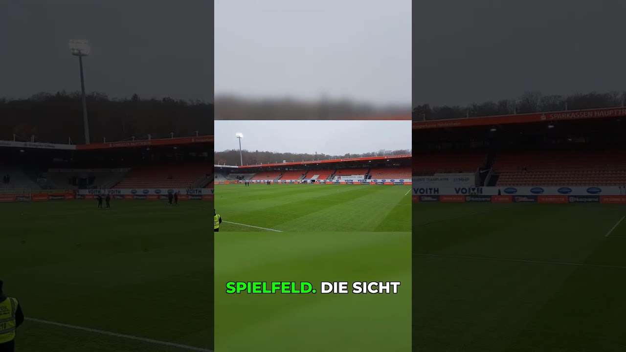 Voith Arena Heidenheim: Unschlagbare Sicht direkt am Spielfeld! 🤯⚽