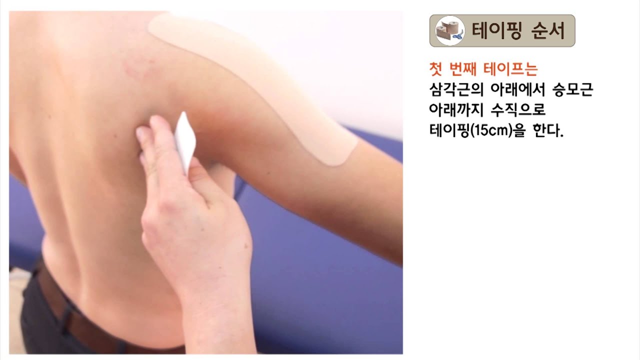 [배드민턴코리아] 어깨 테이핑법