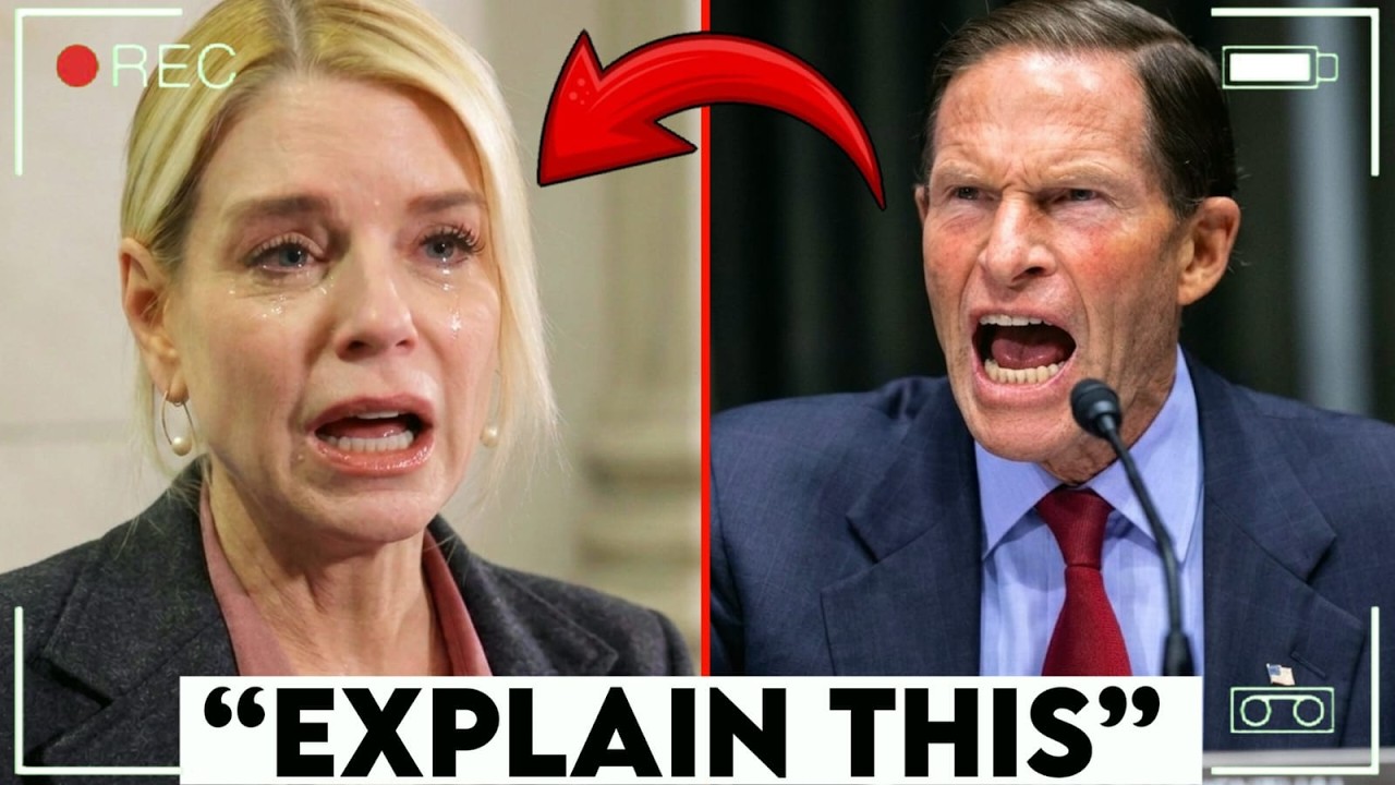 Blumenthal Drops Photo Bomb &mdash; Pam Bondi Goes Silent for 71 Seconds