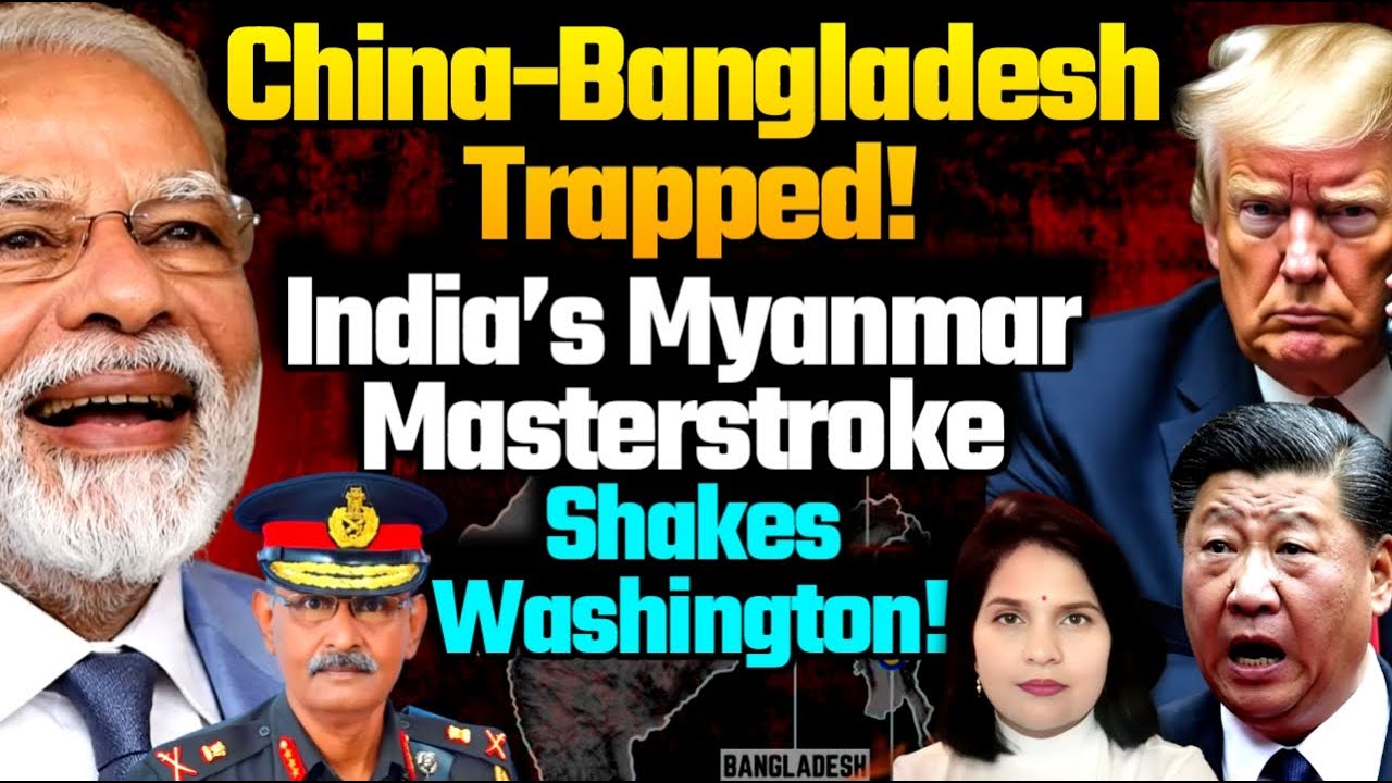 China-Bangladesh Trapped! India&rsquo;s Myanmar Masterstroke Shakes Trump! Let Gen PR Shankar