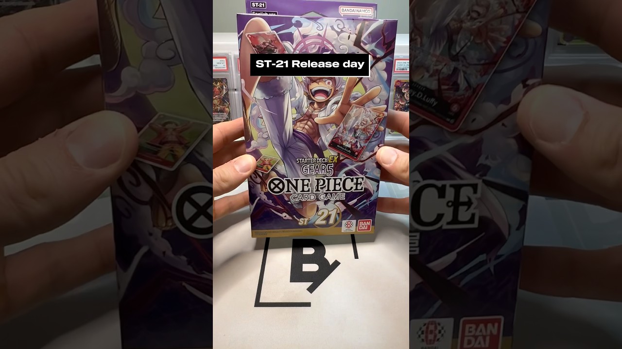 One Piece Starter Deck EX Gear 5 ST-21 opening! #onepiecetcg #tcg