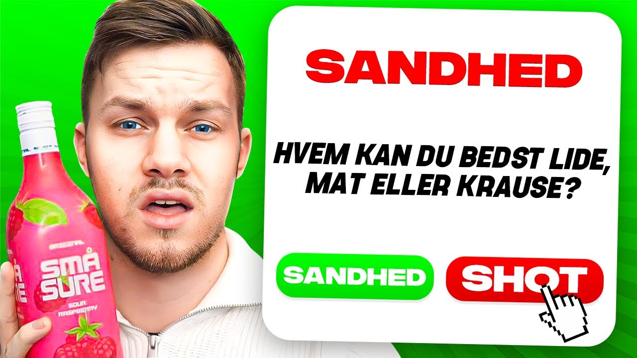 SANDHED ELLER SHOT MEN DET BLIVER PERSONLIGT!
