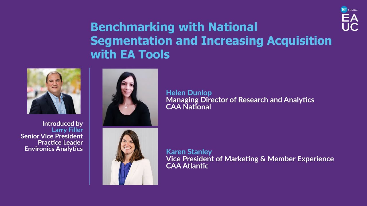 CAA - Benchmarking with National Segmentation and Increasing Acquisition with EA Tools