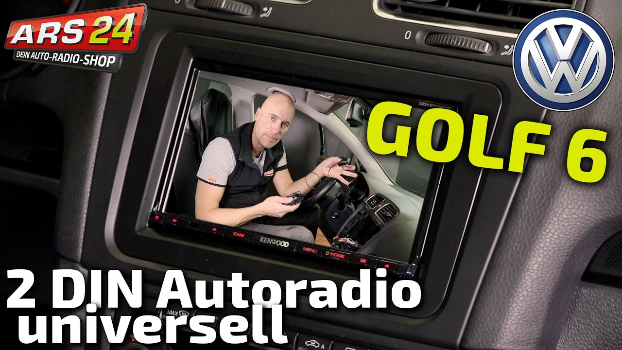 VW Golf 6 Doppel-DIN Autoradio einbauen | ARS24
