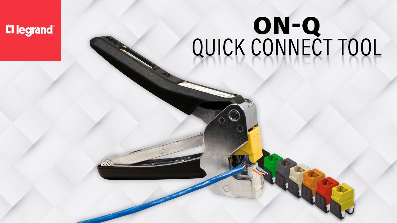 On-Q How To: QuickConnect Punch Down Tool Demonstration