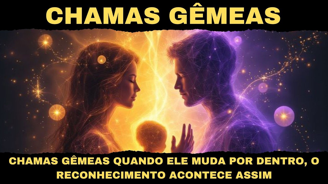 CHAMAS GÊMEAS QUANDO ELE MUDA POR DENTRO, O RECONHECIMENTO ACONTECE ASSIM