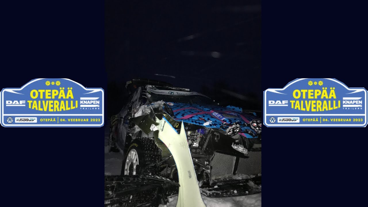 Otepää talveralli 2023 + Tänak & Serderidis | Mistakes, action and crashes