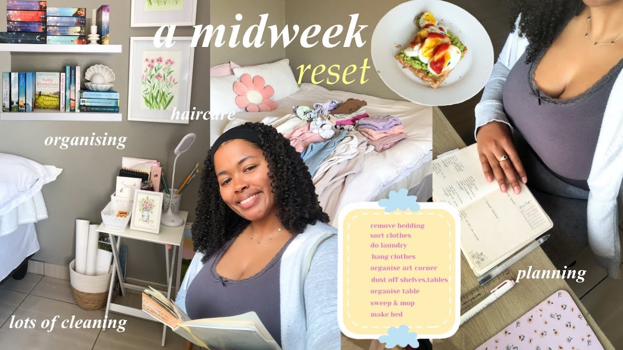 MY MIDWEEK RESET🧺🌸my life is a MESS! | decluttering, organising, lots of cleaning, planning + more