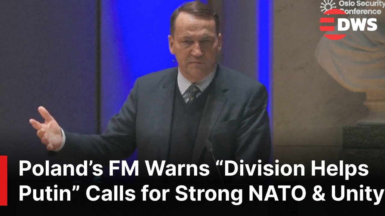 FULL ADDRESS: “Putin Exploits Every Western Weakness” – Poland’s FM Issue Stark NATO Warning | AC1E