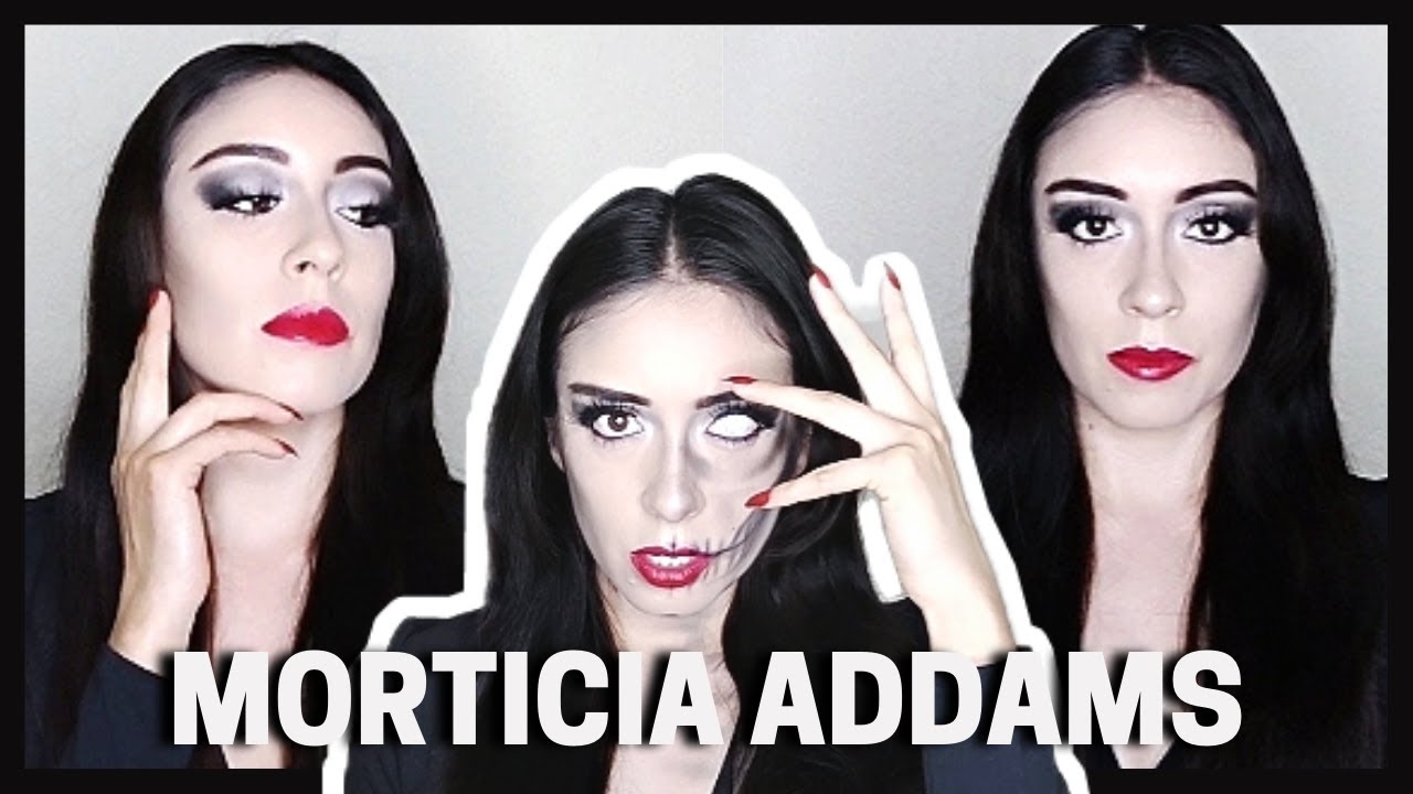 MORTICIA ADDAMS 🖤 MAQUILLAJE SÚPER FÁCIL PARA HALLOWEEN 🦇🎃/ Sarah Bécquer