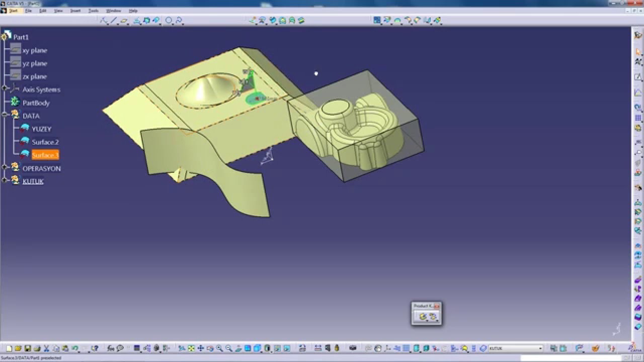 CATIA V5 Parametrik Tasarım (Parametric Design)