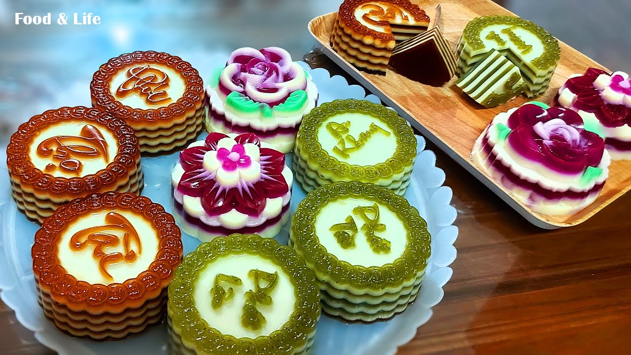 LÀM BÁNH TRUNG THU RAU CÂU FLAN CHEESE đơn giản tại nhà | BÁNH RAU CÂU | Food Life