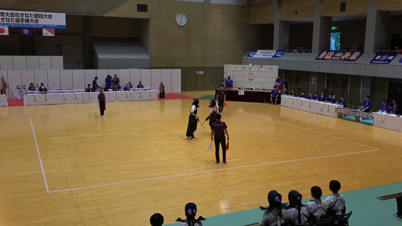 2023年IH なぎなた団体予選 1D 琴平   中村学園女子