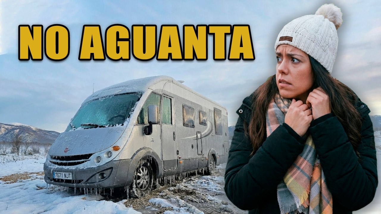 Problemas al viajar en invierno en autocaravana: lo que nadie te avisa al bajar de 0 °C