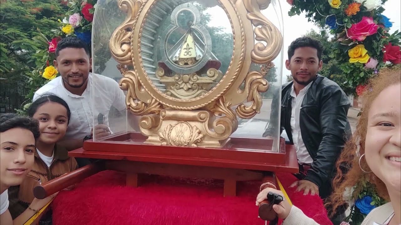Visita de nuestra señora de Suyapa a la Parroquia San Jerónimo.