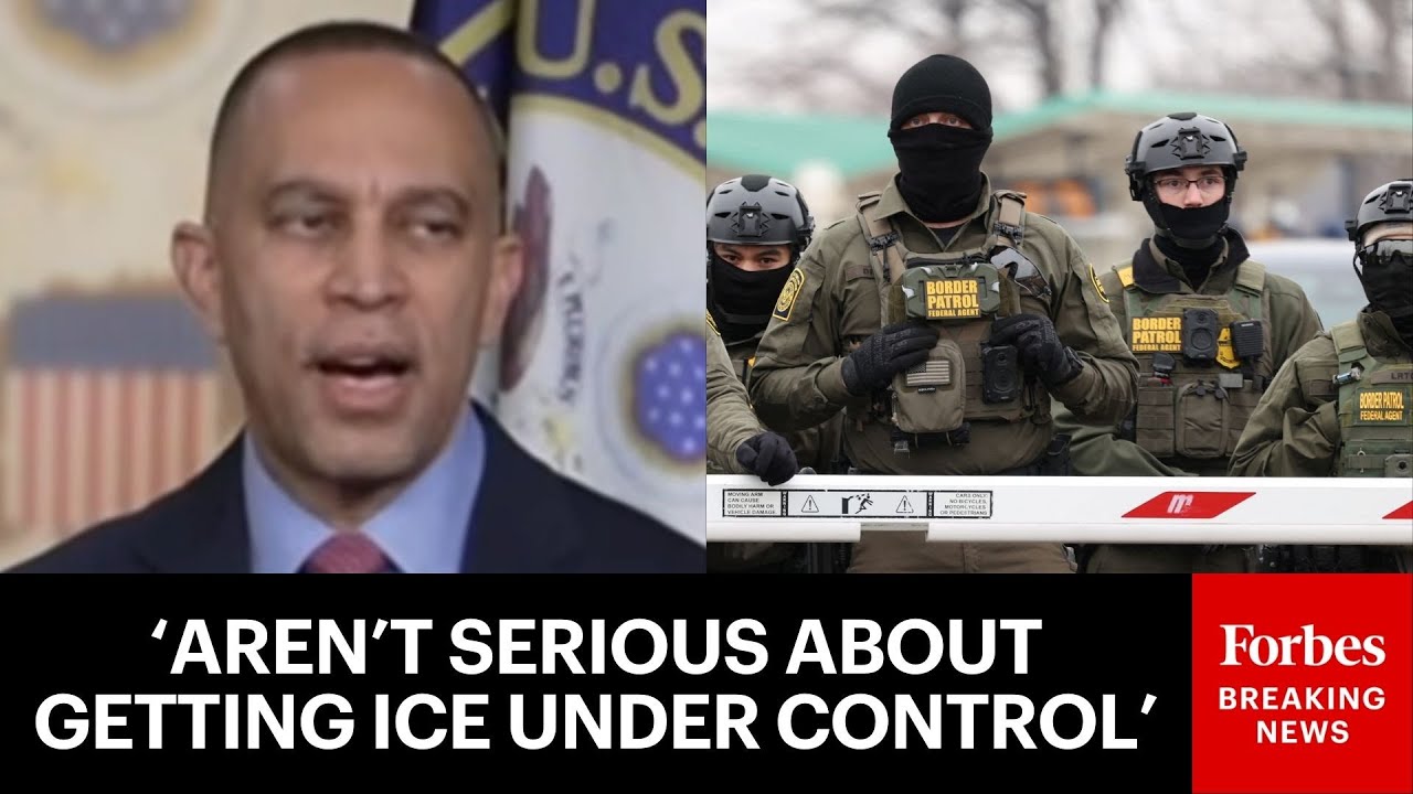 'They've Gone Too Far!': Hakeem Jeffries Blasts GOP 'Extremists' Blocking ICE Reform