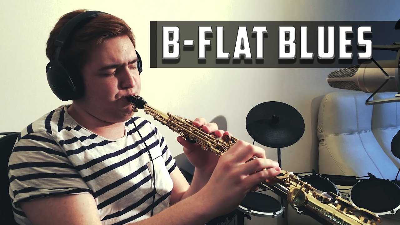 B-flat Blues Improvisation (Soprano Sax)