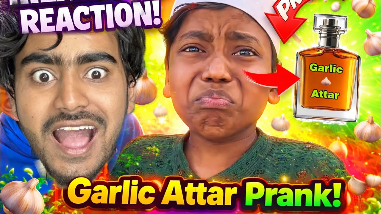 Public me Garlic Attar Prank 😂 Log Bhaag Gaye