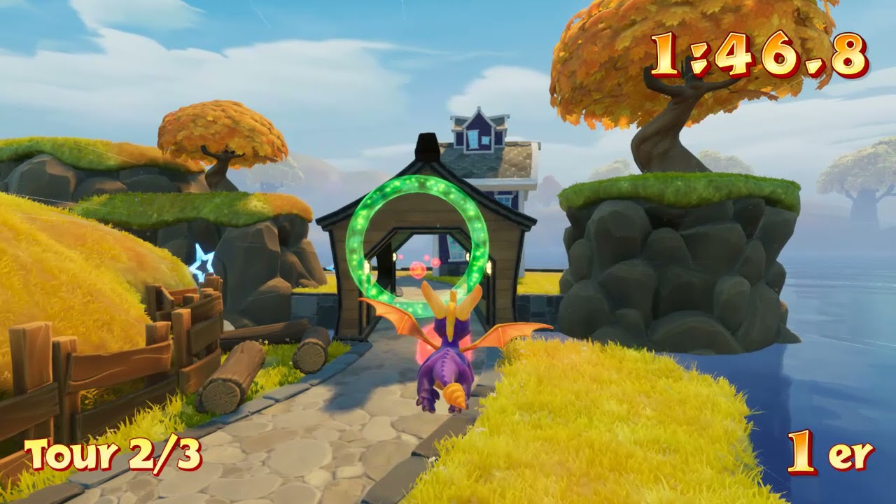 Spyro Circuit de la Campagne Course + Défi de Chasseur