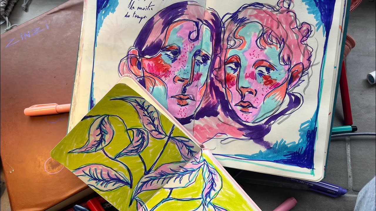 dessin d’observation et petites créations yeaah ✨💕❤️