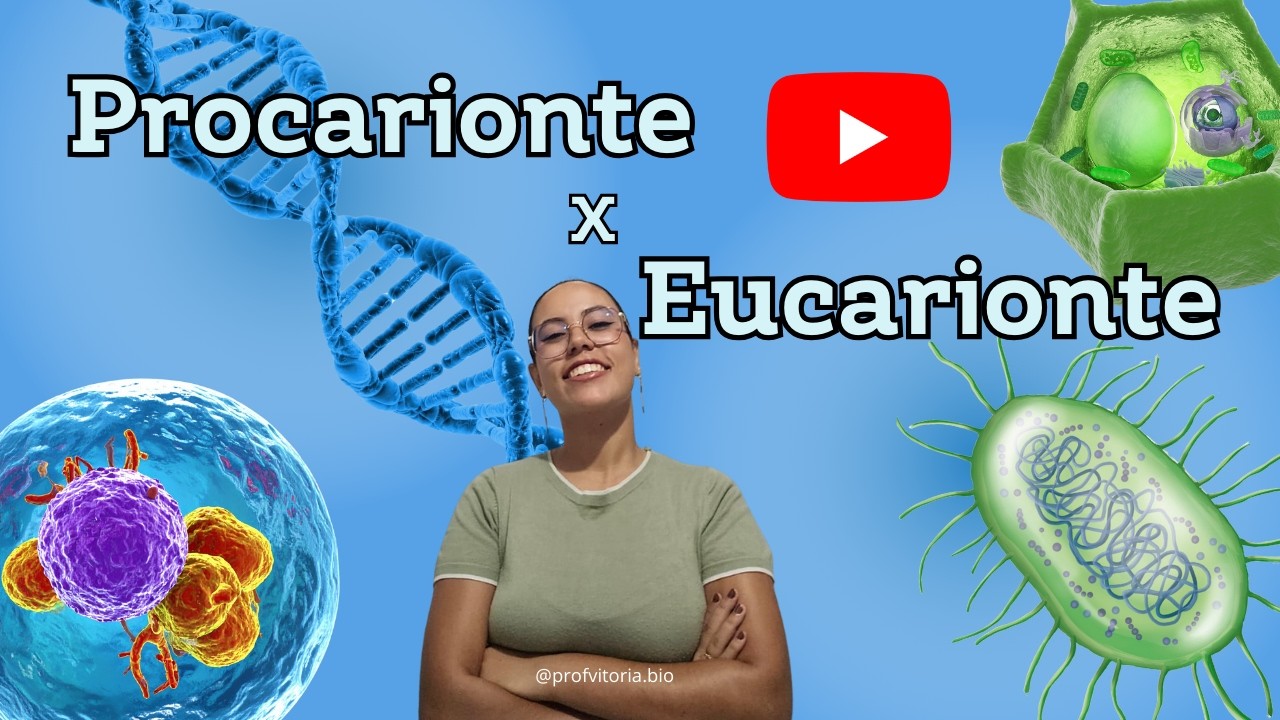 Procarionte X Eucarionte | Profª. Esp. Maria Vitória