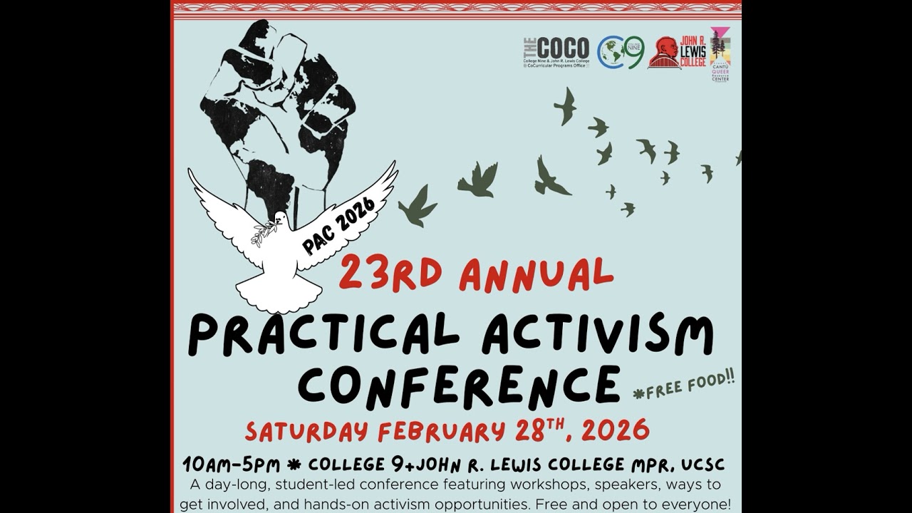 23rd Annual Practical Activism Conference at UCSC on The Sunday Dinner