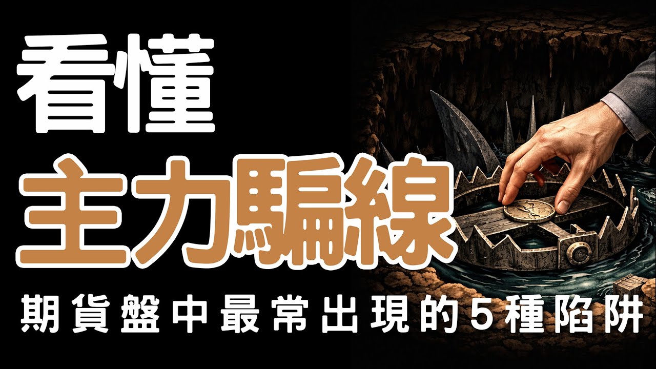 看懂主力騙線：期貨盤中最常出現的 5 種陷阱解析 ! #主力騙線  #主力洗盤 #假突破假跌破 #期貨當沖 #技術分析 #期貨 #股票 #海期 #台指期  #盤勢 #股市 #投資 #winsmart