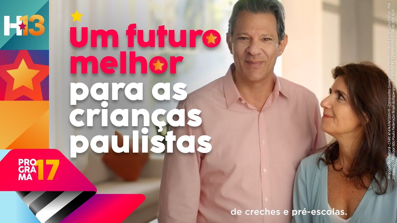 PROGRAMA DE TV 17: CUIDADO E ATENÇÃO PARA AS CRIANÇAS PAULISTAS | Haddad Governador