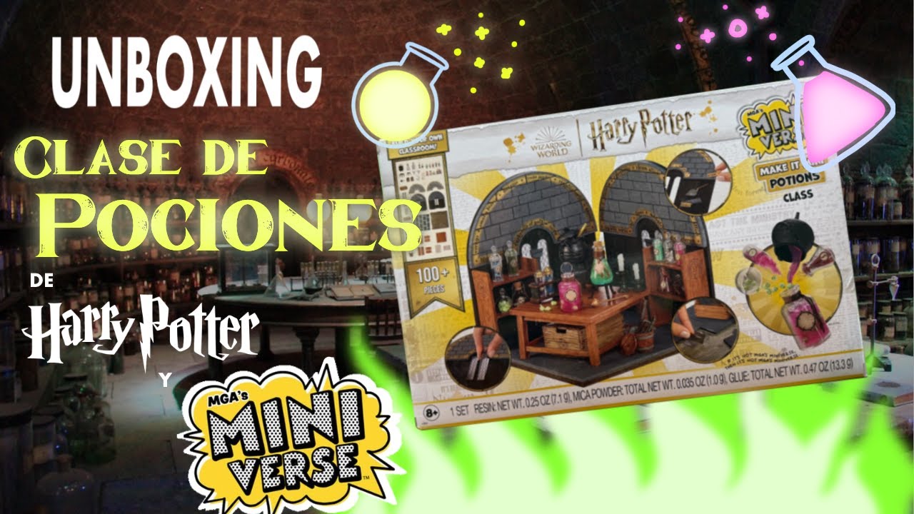 Abre conmigo el set de Clase de Pociones de MGA Mini verse de Harry Potter - UNBOXING