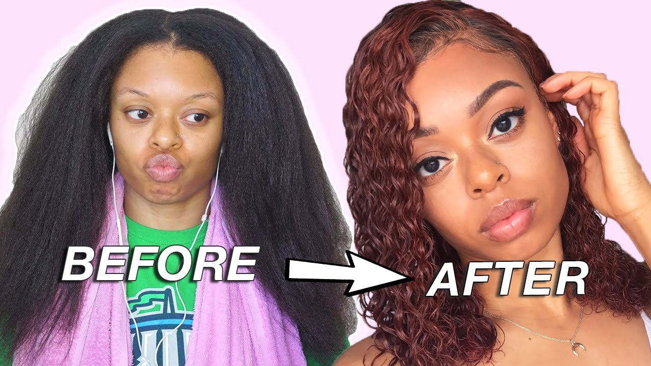 HOW TO FIT THICK LONG NATURAL HAIR UNDER WIGS 2020