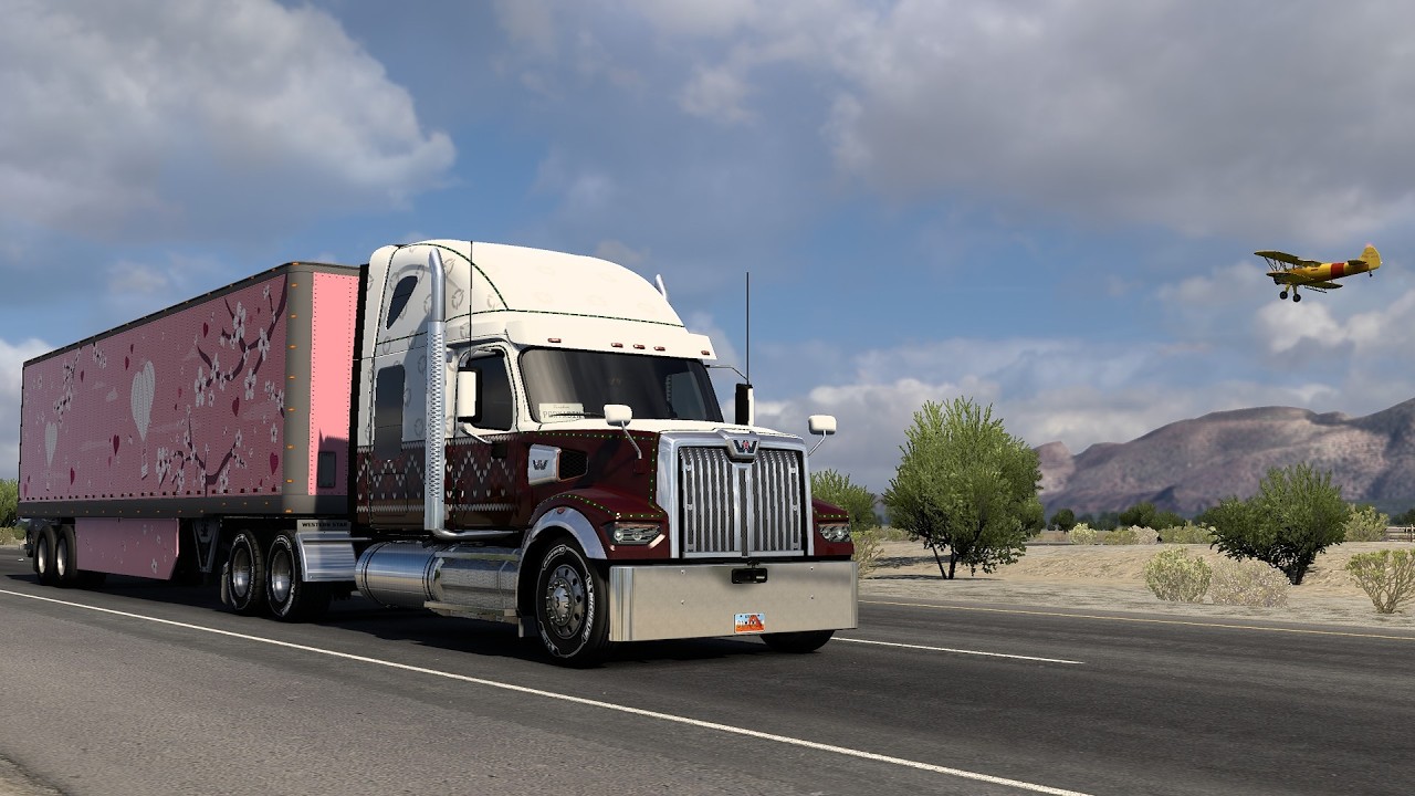 American Truck Simulator с грузом по Америке #178 Western Star! Возим Валентинки)