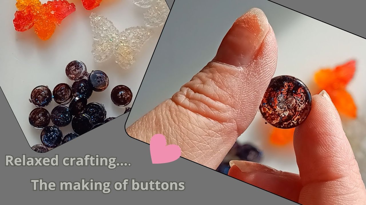 Coffee & Crafting: Chatting Design while Pouring Resin Buttons for the Shop ☕