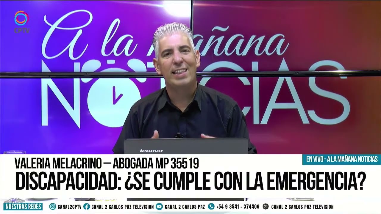 DISCAPACIDAD: ¿SE CUMPLE CON LA EMERGENCIA? HABLAMOS CON VALERIA MELACRINO