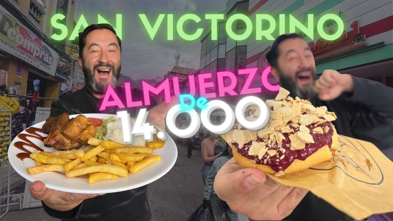 ALMORZANDO EN SAN VICTORINO BOGOTÁ COLOMBIA